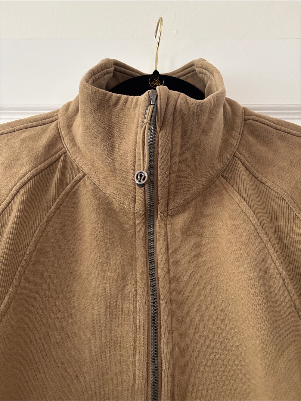 Lululemon Scuba Half Zip Funnel Neck Crop